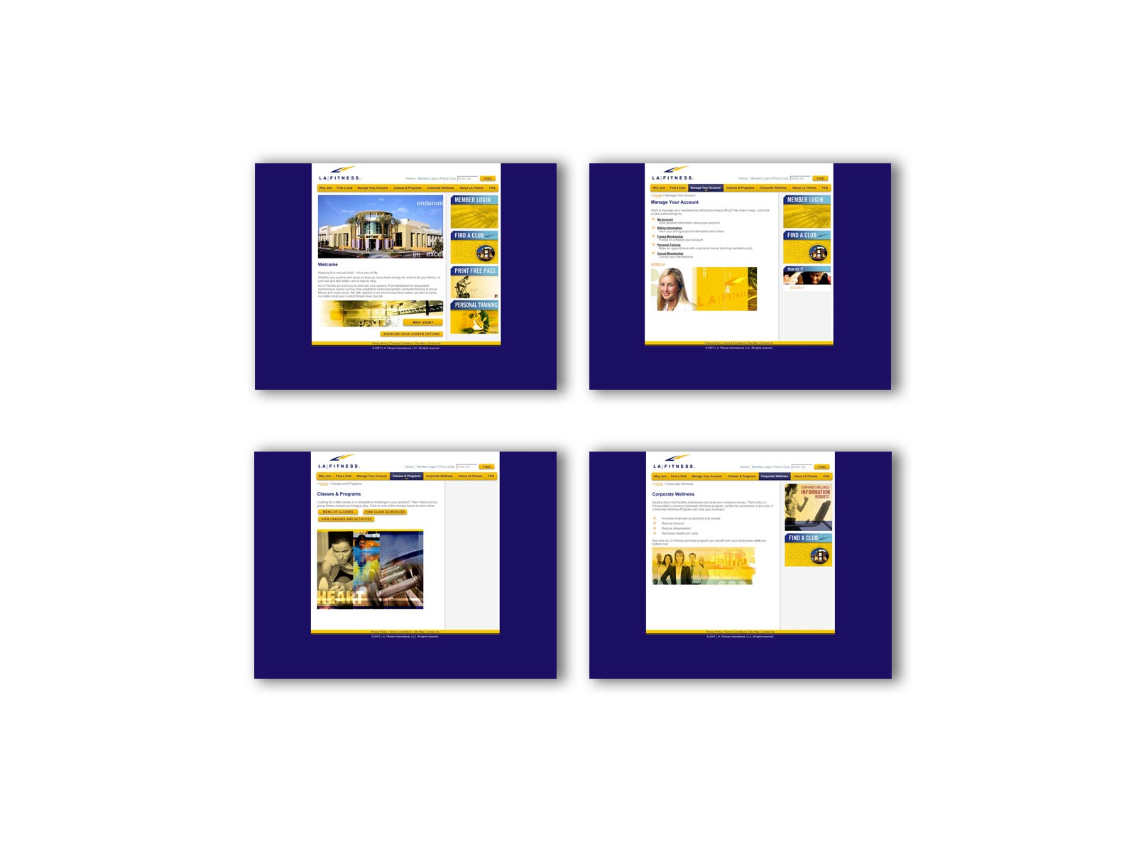 LA Fitness Branding and Identity